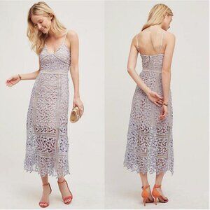 Elliatt Lilac Tingle Lace Midi Dress